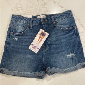 NWT Vanilla Star Women's Blue Denim Shorts